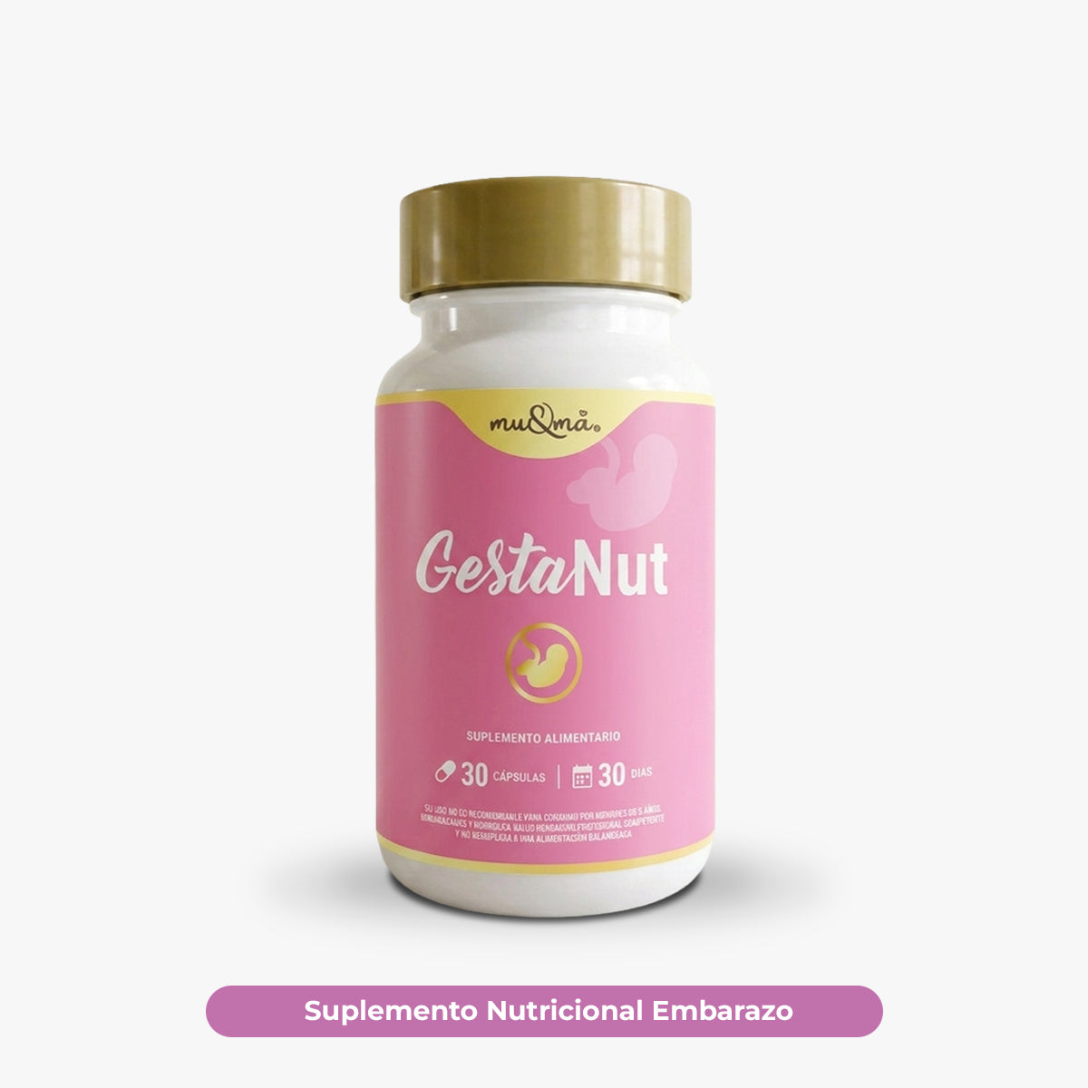 GestaNut — Vitaminas + Zinc + Yodo (cochayuyo)