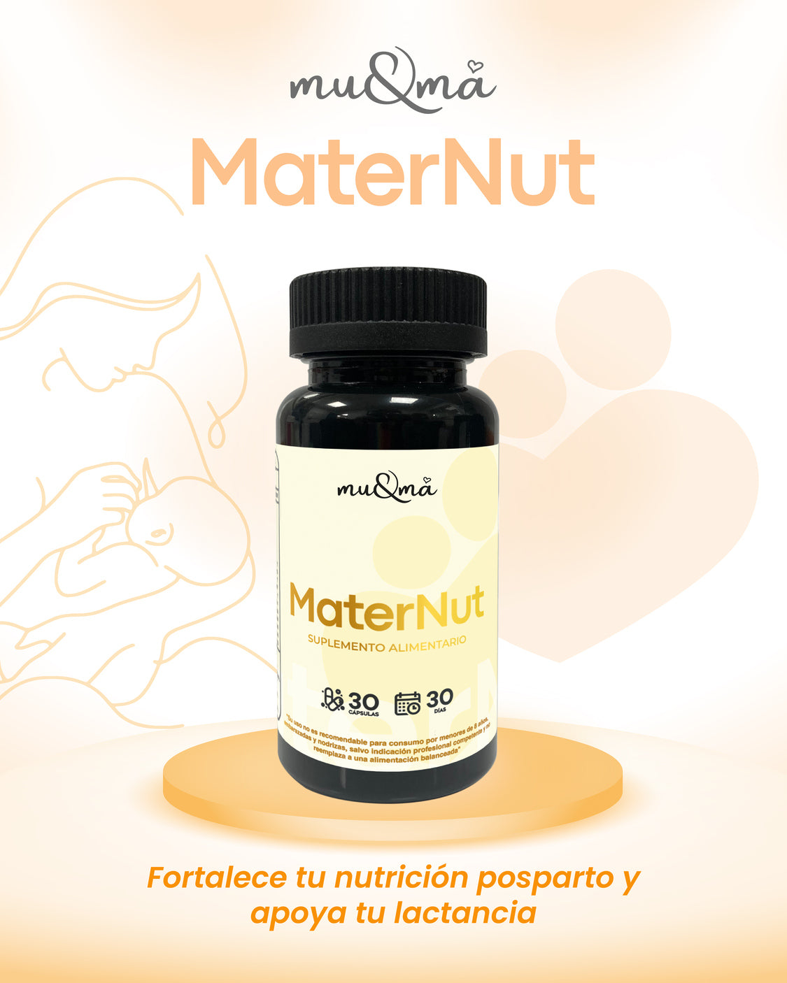 MaterNut — Multivitamínico + Biotina + Yodo (cochayuyo) | PostParto y Vida Mujer - Imagen 5