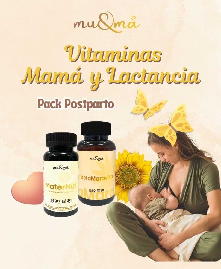 Pack Mamá y Lactancia — MaterNut + LactaMaravilla | Suplementos Postnatales Maternidad - Imagen 2
