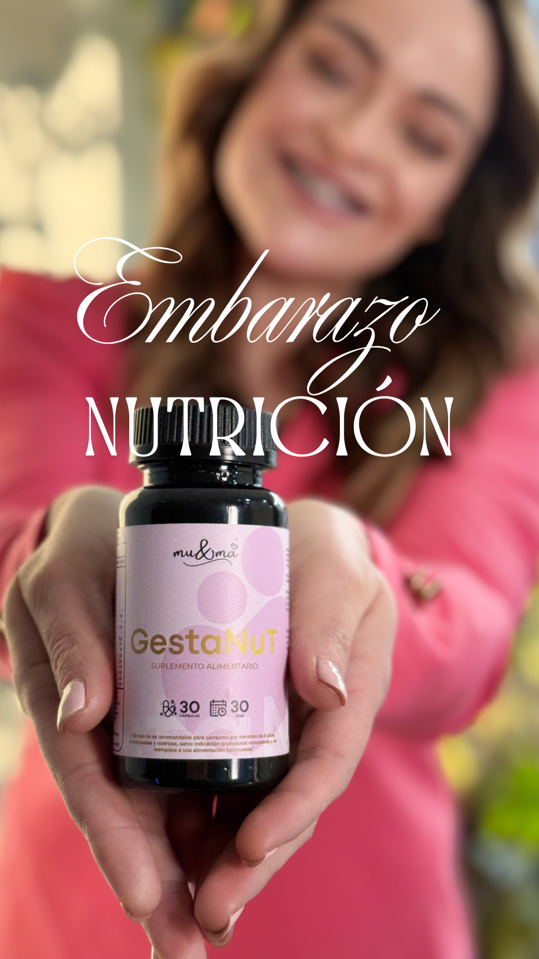 GestaNut — Vitaminas + Zinc + Yodo (cochayuyo) | Suplemento nutricional Embarazo - Imagen 2