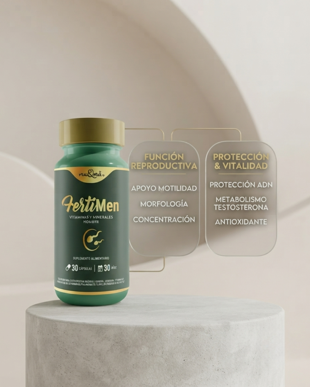 FERTIMEN — L-Carnitina + CoQ10 y VIT