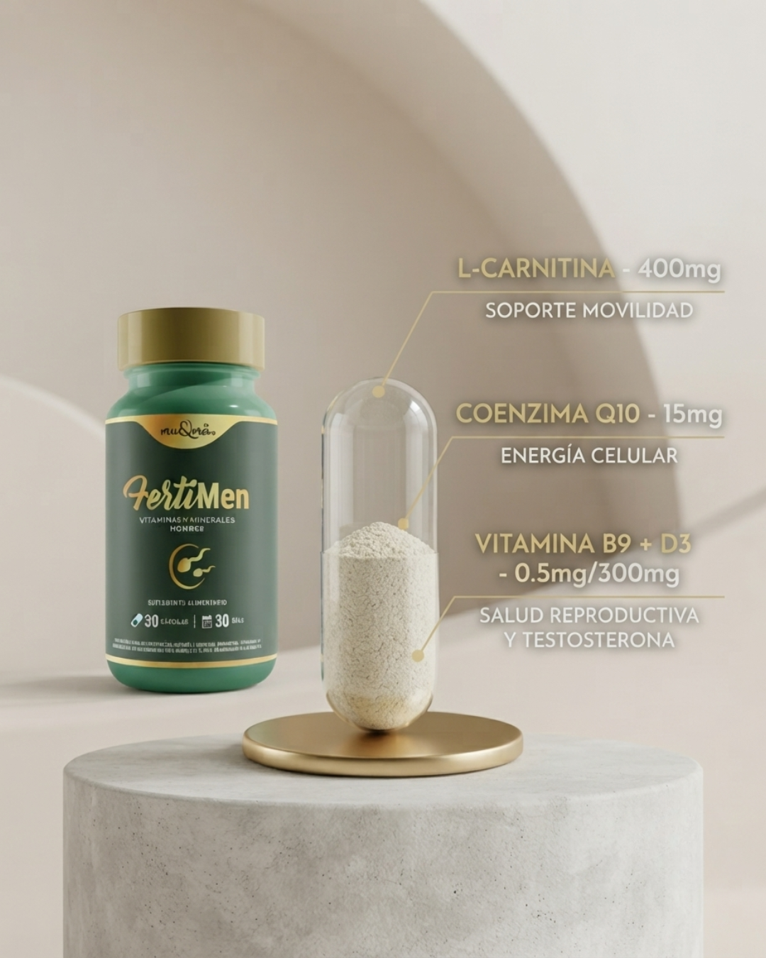 FERTIMEN — L-Carnitina + CoQ10 y VIT