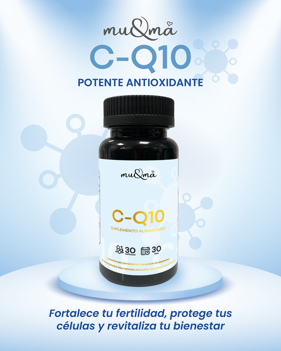 C-Q10 — Coenzima Q10 con Lecitina de Girasol | Antioxidante Alta Absorción - Imagen 5