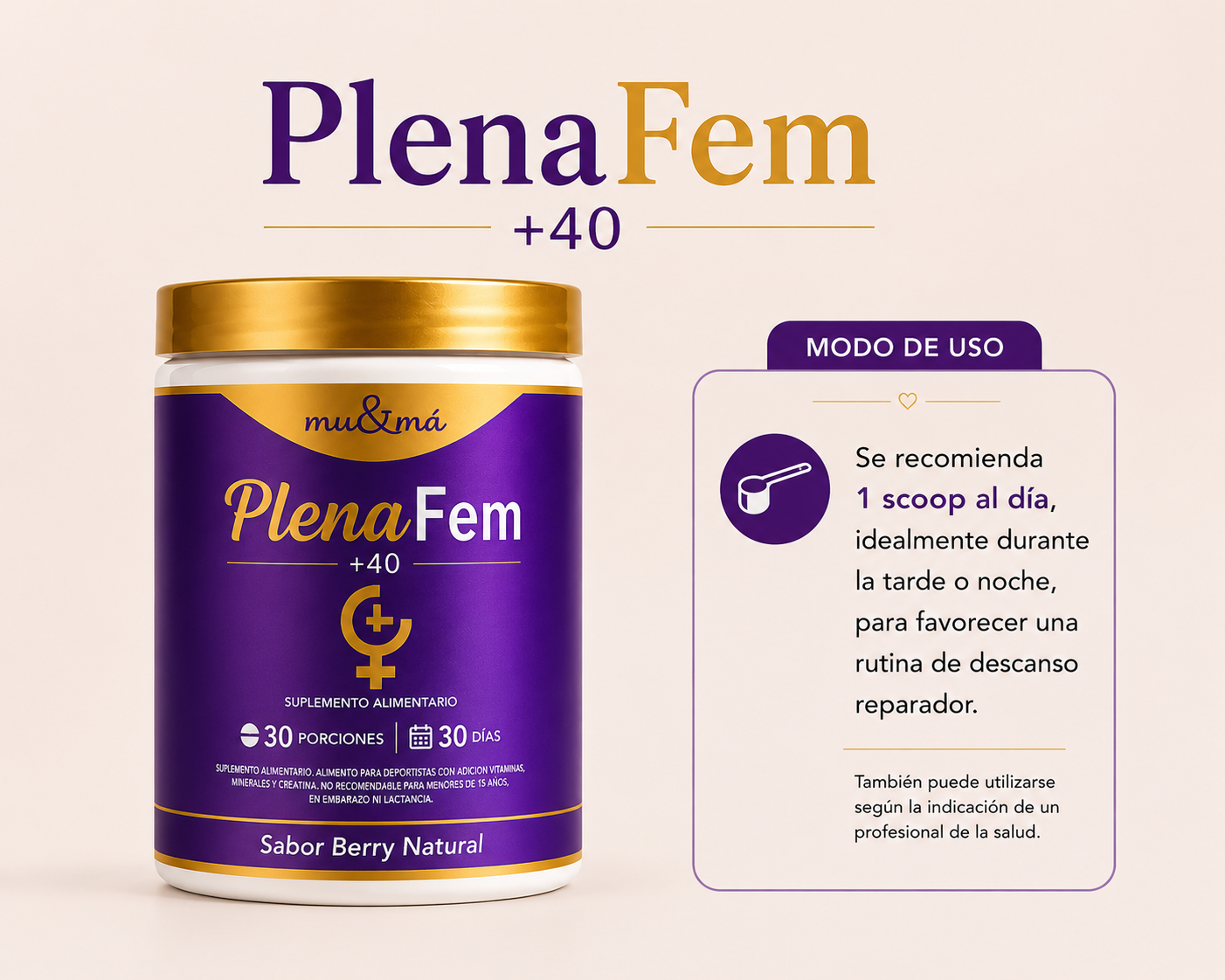 PLENAFEM +40 MENOPAUSIA Y CLIMATERIO