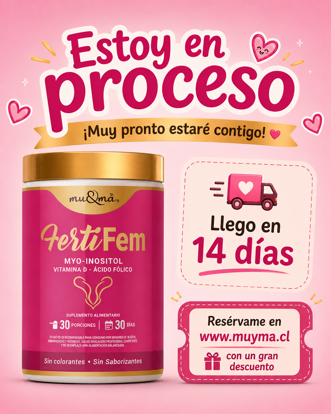 FERTIFEM — MyoInositol + Vit D3 y B9