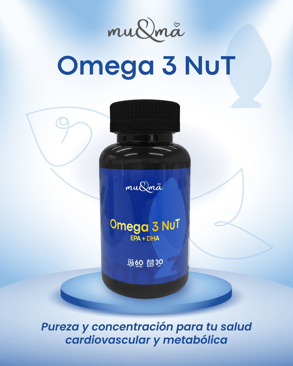 Omega3Nut — 1200 mg (EPA 800 + DHA 400) | Concentración Premium Apoyo cardio - Imagen 4