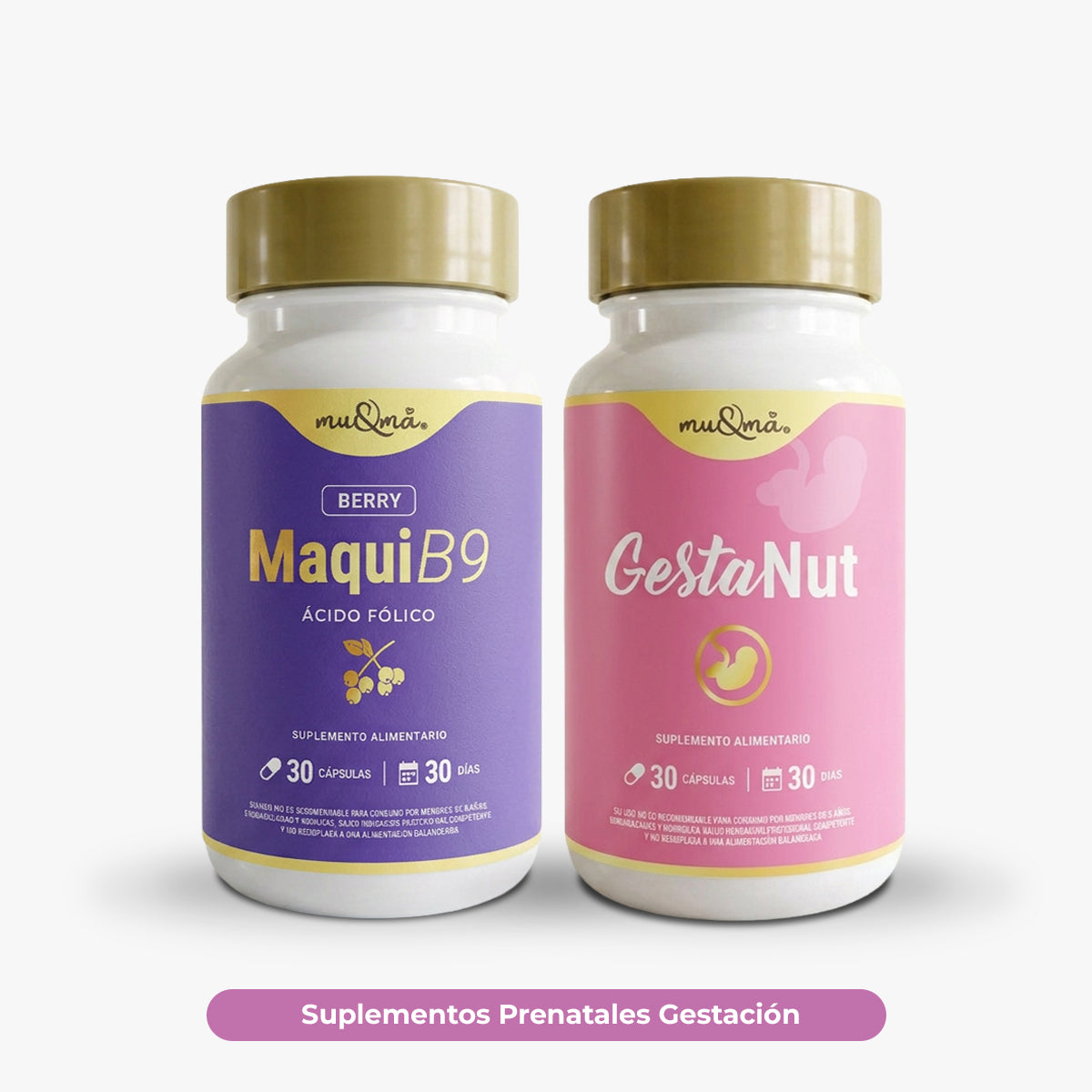 Pack Mi Embarazo — GestaNut+ MaquiB9 Ácido Fólico